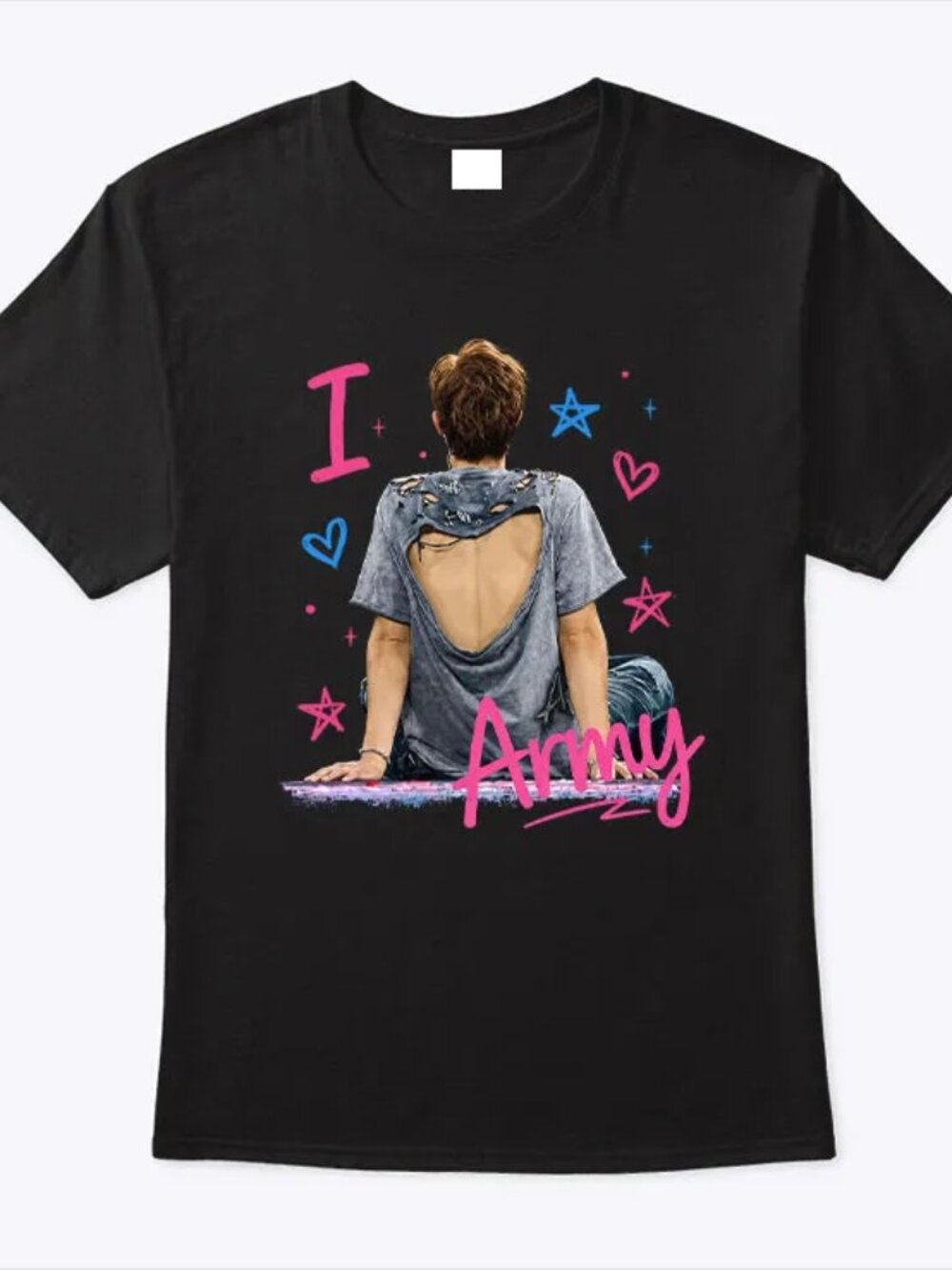 Joonie BTS I Love Army T Shirt - Picture 1 of 5